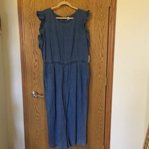 Old Navy Jumpsuit- lightweight chambray NWT